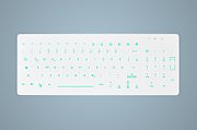 HYGIENE BACKLIT COMPACT/KEYBOARD WITH NUMPAD SEALED USB_1