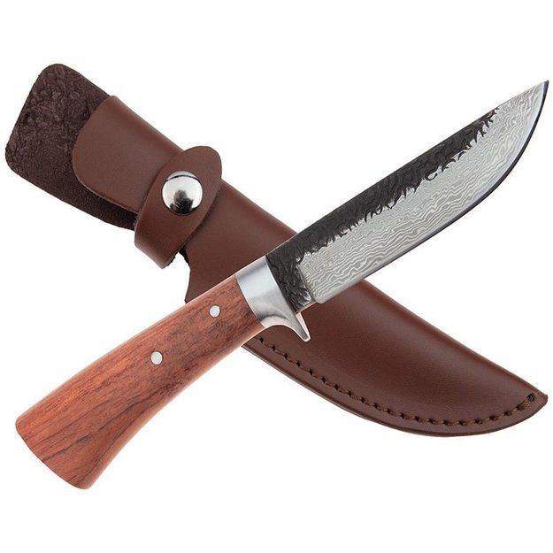 Welde hunting knife made of Damascus steel WH04DM