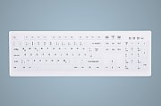 HYGIENE DESKTOP KEYBOARD FULLY/SEALED WATERTIGHT USB WHITE UK 0_1