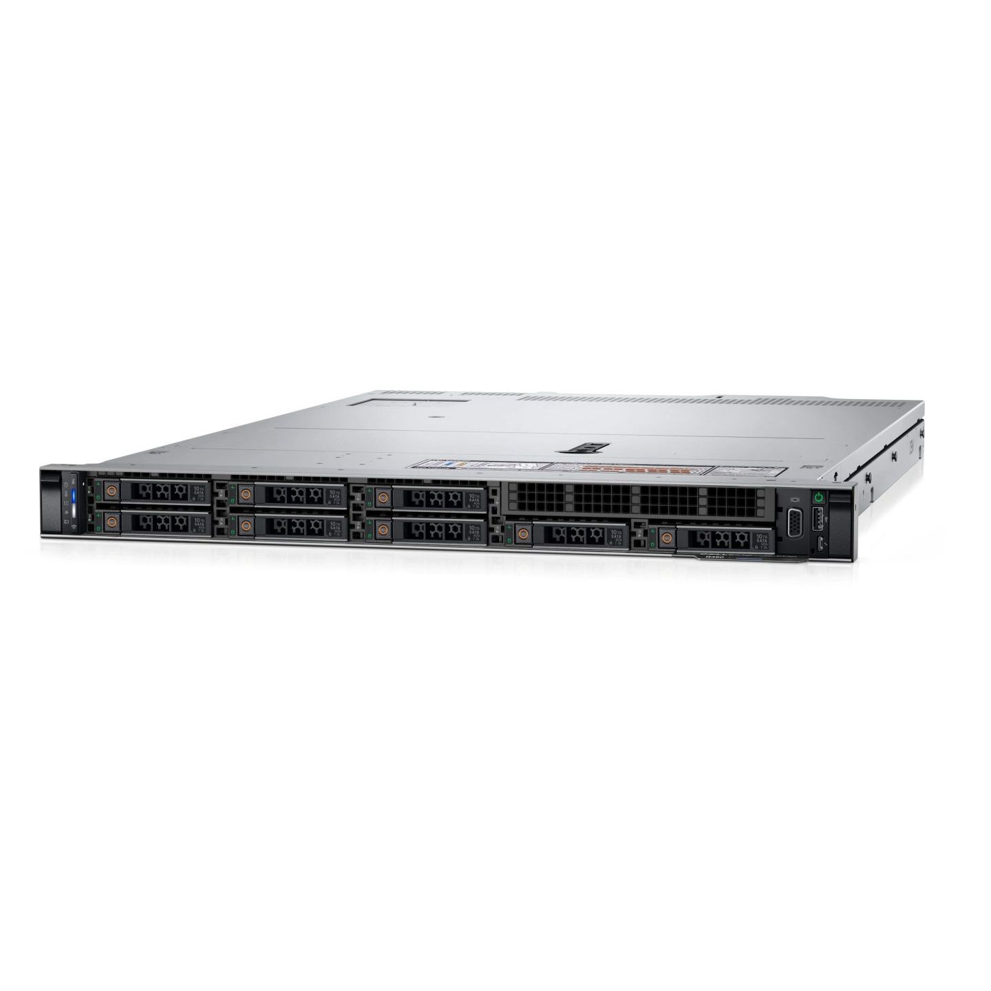 Dell PowerEdge R450 Rack Server,Intel Xeon 4310 2.1GHz(12C/24T),16GB RDIMM 3200MT/s,960GB SSD RI(8x2.5