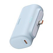 POWER BANK Baseus Compact, capacitate 5000mAh, 20W, 1 x USB Type-C, total 5V/2.4A, albastru, 