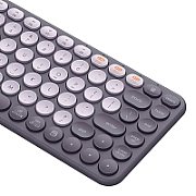 TASTATURA Baseus K01A wireless 2.4 G, Bluetooth 3.0/5.0 conectare 3 dispozitive simultan , necesita 2 baterii AAA, gri, 