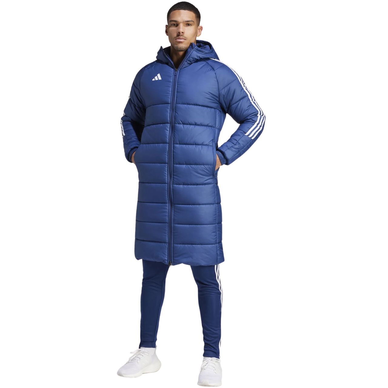 Kurtka męska adidas Tiro 24 Stadium Parka niebieska IR9495 L