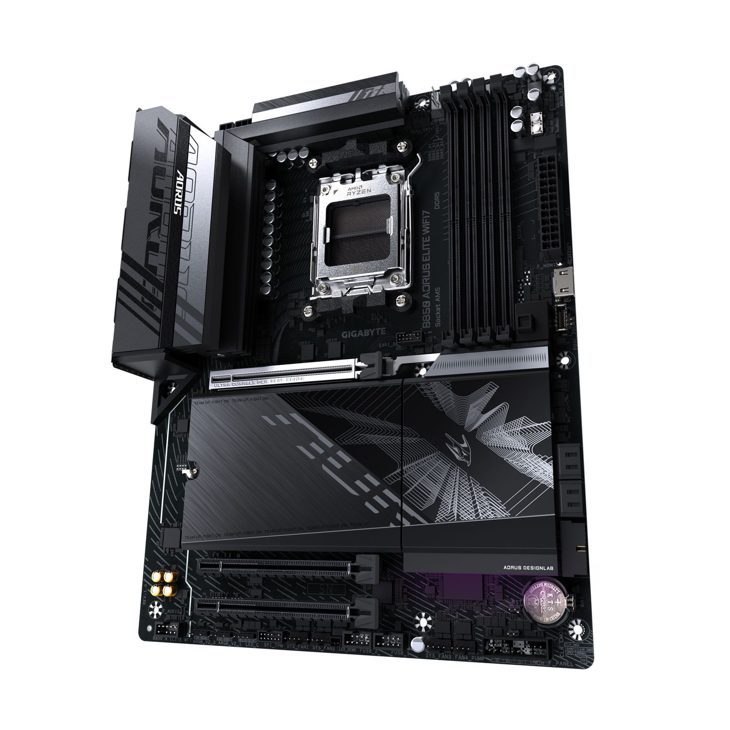 B850 AORUS ELITE WIFI7, AM5, DDR5, Wi-Fi, BT, ATX, Negru_3