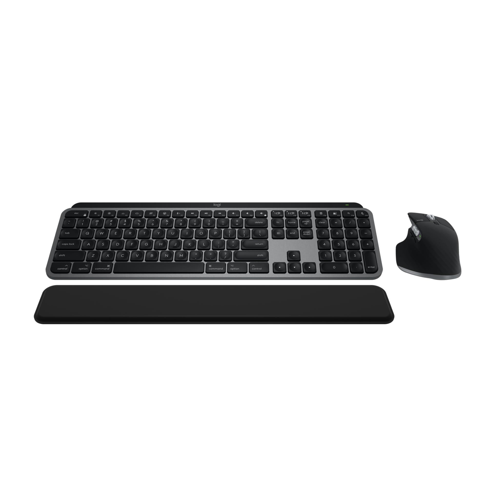 LOGITECH MX Keys S Combo for Mac - SPACE GREY - US INT'L - BT - EMEA28-935