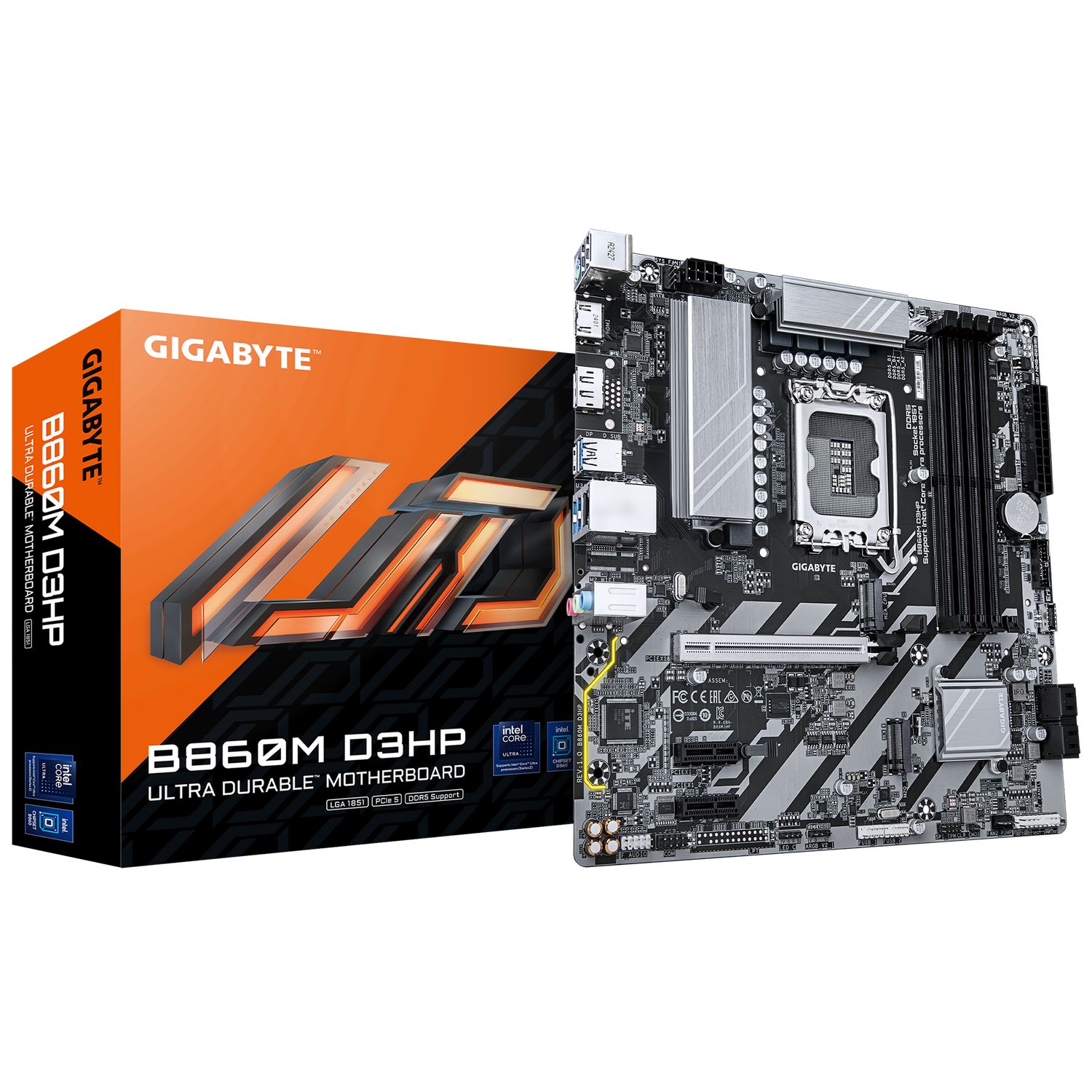 B860M D3HP, LGA1851, DDR5, mATX, Negru/Gri_4