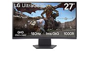 Monitor 27 inch LG 27GS60QC-B 2560 x 1440, 180 Hz