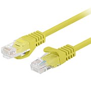 Patch cord Lanberg  RJ45, 25 cm, galben