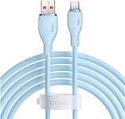 CABLU alimentare si date Baseus Pudding, Fast Charging Data Cable pt. smartphone, USB la USB Type-C 100W, 2m, albastru  P10355703311-01  (timbru verde 0.08 lei) - 6932172634117