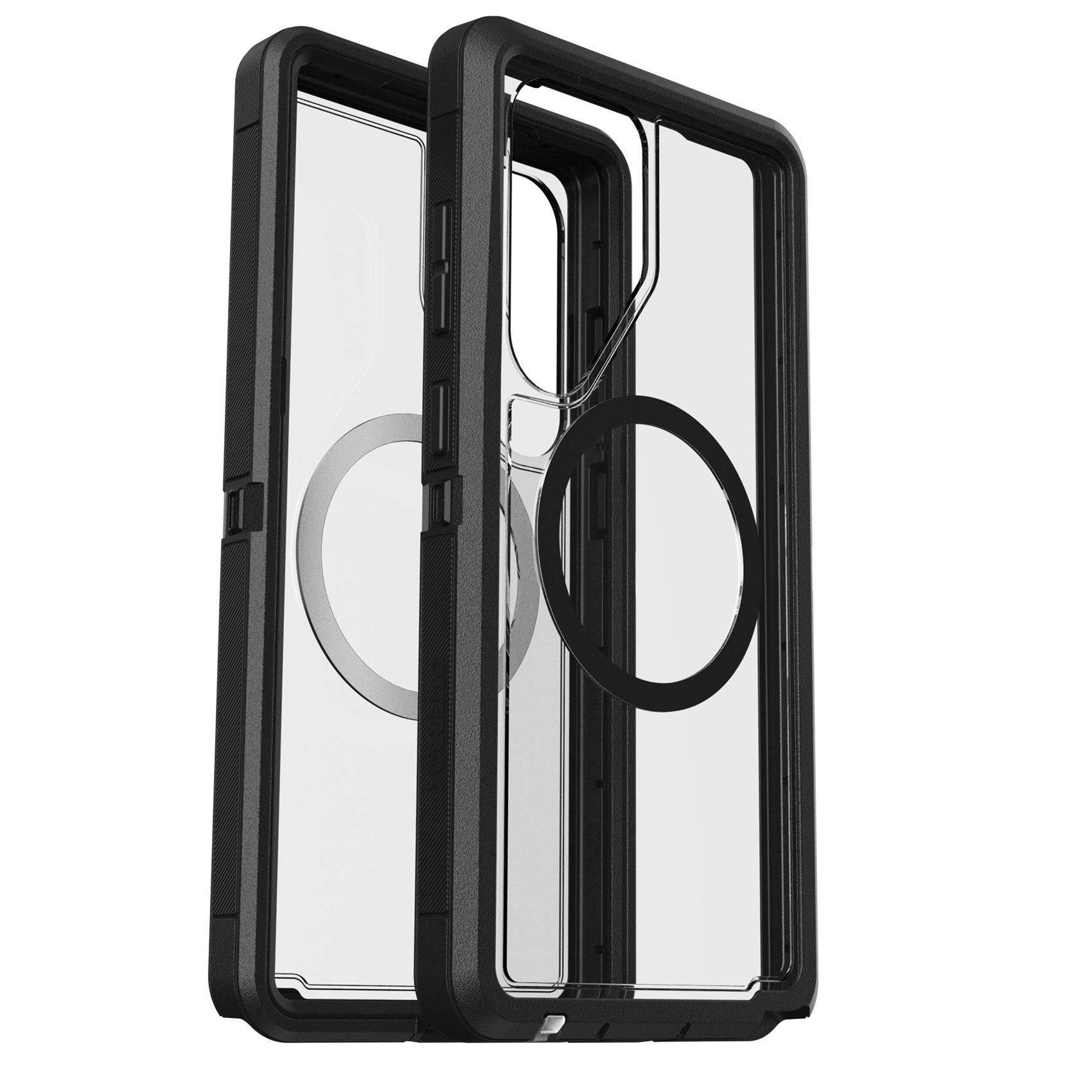 OB DEF XT CLEAR MAGNETS SAMSUNG/GALAXYS25+DARK SIDE-CLEAR/BLACK