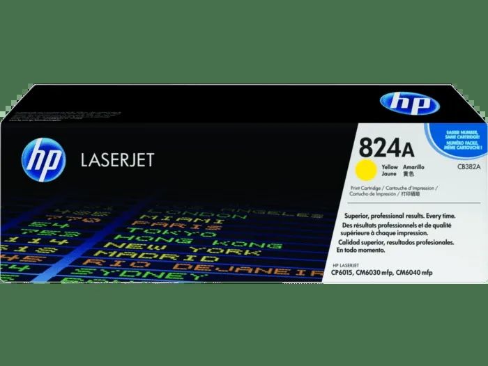 HP CONTRACT Cartridge No 824A HP824A HP 824A Yellow Gelb (CB382YC)