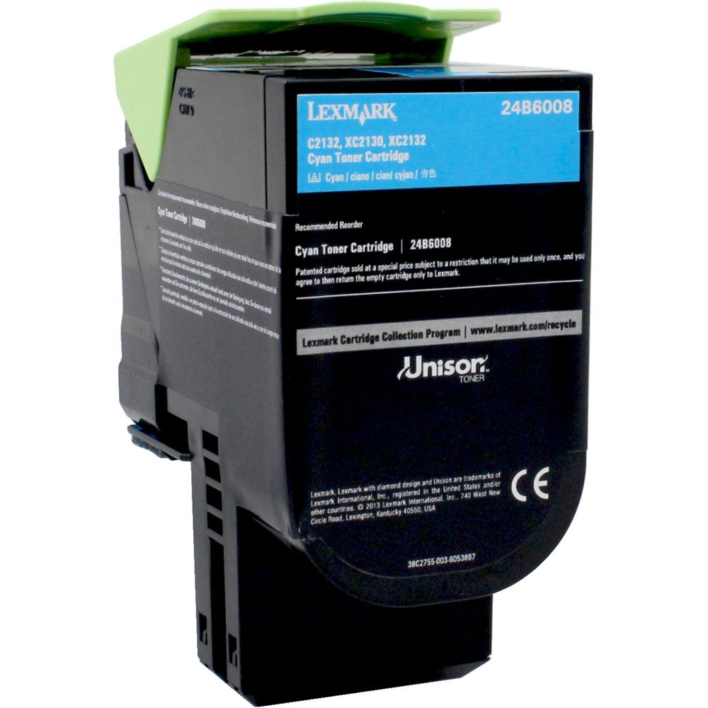 Cartus toner Lexmark 24B6008 ,Albastru ,3 000 pagini ,Original (24B6008) 