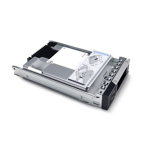 Dell - 960GB SSD SATA Read Intensive 6Gbps 512e 2.5in with 3.5in HYB CARR, Hot-plug, CK
