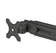 Suport cvadruplu monitor de birou Neomounts FPMA-D700DD4 pentru display-uri cu diagonale 19 -30 , sistem de prindere VESA 75x75~100x100, greutate maxima suportata 8kg - per ecran, full motion, tilt +180°, swivel +180°, rotate +360° inaltime reglabila manual 240-700mm culoare negru. Garantie 5 ani