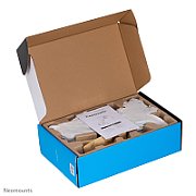 Brat monitor pentru ecrane curbate Neomounts DS70PLUS-450WH1 pentru display-uri cu diagonale 17 -49 , sistem de prindere VESA 75x75~100x100, greutate maxima suportata 18kg, full motion, tilt +45°, swivel 90°, rotate 180°, distanta fata de perete 108-568mm gas spring culoare alb. Garantie 5 ani