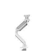 Brat monitor pentru ecrane curbate Neomounts DS70PLUS-450WH1 pentru display-uri cu diagonale 17 -49 , sistem de prindere VESA 75x75~100x100, greutate maxima suportata 18kg, full motion, tilt +45°, swivel 90°, rotate 180°, distanta fata de perete 108-568mm gas spring culoare alb. Garantie 5 ani