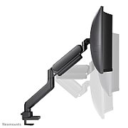 Brat monitor pentru ecrane curbate Neomounts DS70PLUS-450BL1 pentru display-uri cu diagonale 17 -49 , sistem de prindere VESA 75x75~100x100, greutate maxima suportata 18kg, full motion, tilt +45°, swivel 90°, rotate 180°, distanta fata de perete 108-568mm gas spring culoare negru. Garantie 5 ani