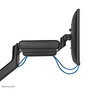 Brat monitor pentru ecrane curbate Neomounts DS70PLUS-450BL1 pentru display-uri cu diagonale 17 -49 , sistem de prindere VESA 75x75~100x100, greutate maxima suportata 18kg, full motion, tilt +45°, swivel 90°, rotate 180°, distanta fata de perete 108-568mm gas spring culoare negru. Garantie 5 ani