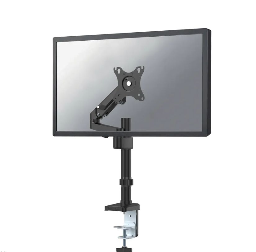 Brat monitor Neomounts DS70-750BL1 pentru display-uri cu diagonale 17 -27 , sistem de prindere VESA 75x75~100x100, greutate maxima suportata 7kg, full motion, tilt +45°, swivel 90°, rotate 180° gas spring culoare negru. Garantie 5 ani
