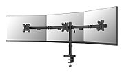 Brat triplu Neomounts DS60-600BL3 pentru display-uri cu diagonale 17 -27 , sistem de prindere VESA 75x75~100x100, greutate maxima suportata 6 - per ecrankg, full motion, tilt +45°, swivel 90°, rotate 180°, distanta fata de perete 137-601mm culoare negru. Garantie 5 ani