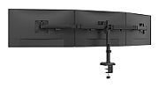 Brat triplu Neomounts DS60-600BL3 pentru display-uri cu diagonale 17 -27 , sistem de prindere VESA 75x75~100x100, greutate maxima suportata 6 - per ecrankg, full motion, tilt +45°, swivel 90°, rotate 180°, distanta fata de perete 137-601mm culoare negru. Garantie 5 ani