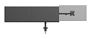 Brat triplu Neomounts DS60-600BL3 pentru display-uri cu diagonale 17 -27 , sistem de prindere VESA 75x75~100x100, greutate maxima suportata 6 - per ecrankg, full motion, tilt +45°, swivel 90°, rotate 180°, distanta fata de perete 137-601mm culoare negru. Garantie 5 ani