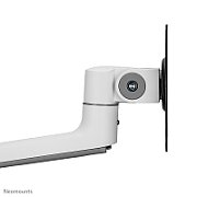 Brat dublu monitor Neomounts DS60-425WH2 pentru display-uri cu diagonale 17 -27 , sistem de prindere VESA 75x75~100x100, greutate maxima suportata 8 - per ecrankg, tilt +90°, -30°, swivel +90°, -90°, rotate +360°, distanta fata de perete 128-460mm inaltime reglabila manual 295-607mm culoare alb