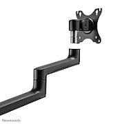 Brat dublu monitor Neomounts DS60-425BL2 pentru display-uri cu diagonale 17 -27 , sistem de prindere VESA 75x75~100x100, greutate maxima suportata 8 - per ecrankg, tilt +90°, -30°, swivel +90°, -90°, rotate +360°, distanta fata de perete 128-460mm inaltime reglabila manual 295-607mm culoare