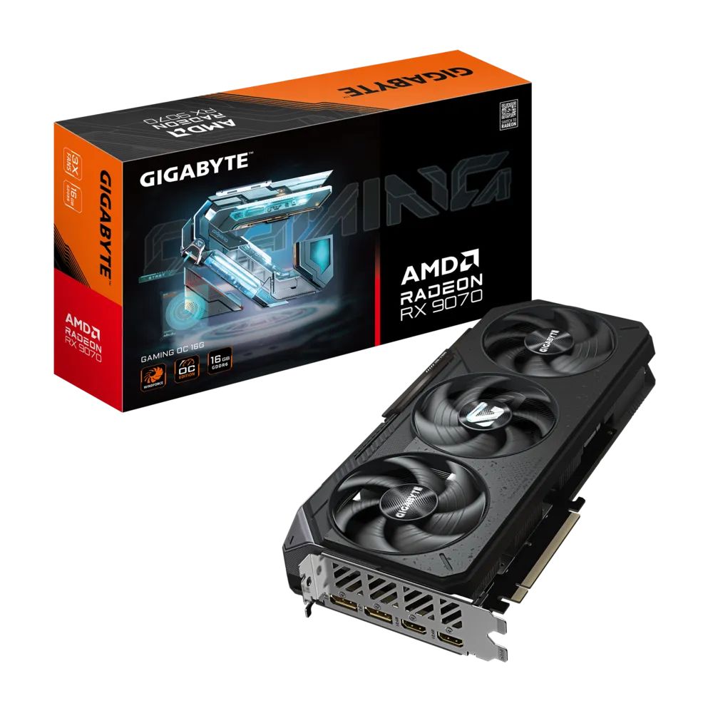Placa video GIGABYTE Radeon RX 9070 GAMING OC 16 GB GDDR6 256 bit