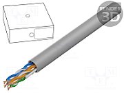 GEMBIRD CAT6 UTP LAN outdoor cable solid 305m black