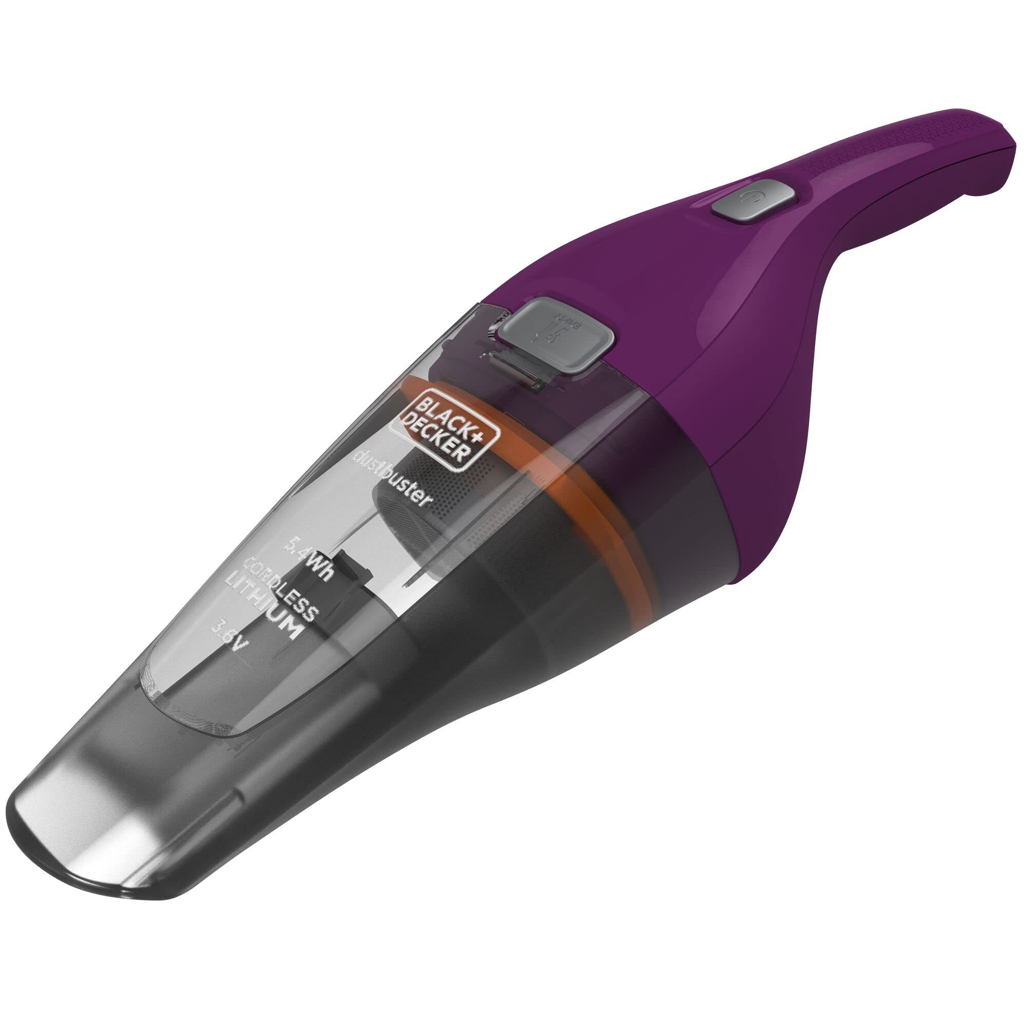 Black & Decker NVC115W handheld vacuum Grey  Purple Bagless