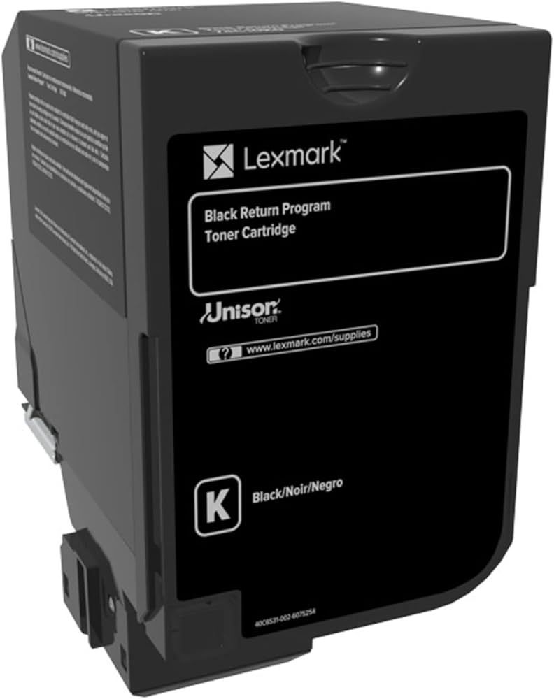 Cartus toner Lexmark 74C2HK0 ,Negru ,20 000 pagini ,Original (74C2HK0) 