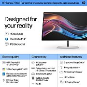 HP Series 7 Pro 27 inch 4K Thunderbolt 4 Monitor - 727pk computer monitor 27  3840 x 2160 pixels Full HD Black