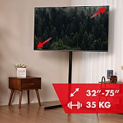 Maclean TV floor stand bracket  32-70   max. VESA 400x400  max. 40kg  MC-494