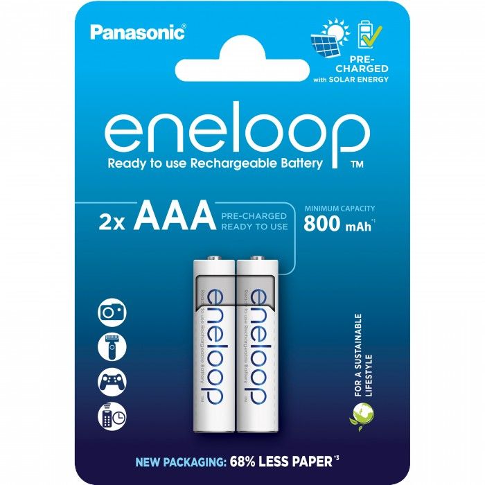 PANASONIC ENELOOP AAA 800mAh 2 szt