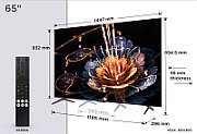 Televizor TCL Mini LED 65C61KS, 164 cm, Smart Google TV, 4K Ultra HD, (Model 2025)