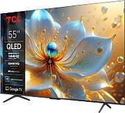 Televizor TCL QLED 55T8C, 139 cm, Smart Google TV, 4K Ultra HD, (Model 2025)