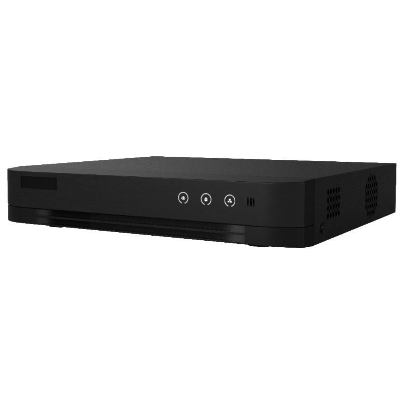 DVR Hikvision AcuSense 4 canale 2MP IDS-7208HQHI-M1/E(E), H.265 Pro+/H.265 Pro/H.265 video compression, BNC interface (1.0 Vp-p, 75 Ω), supporting coaxitron connection, up  to 12-ch IP camera inputs(up to 6MP), pana la 3K/5M Lite @ 12 fps encoding capability, intrari: HDTVI/AHD/CVI/CVBS/IP, 1SATA