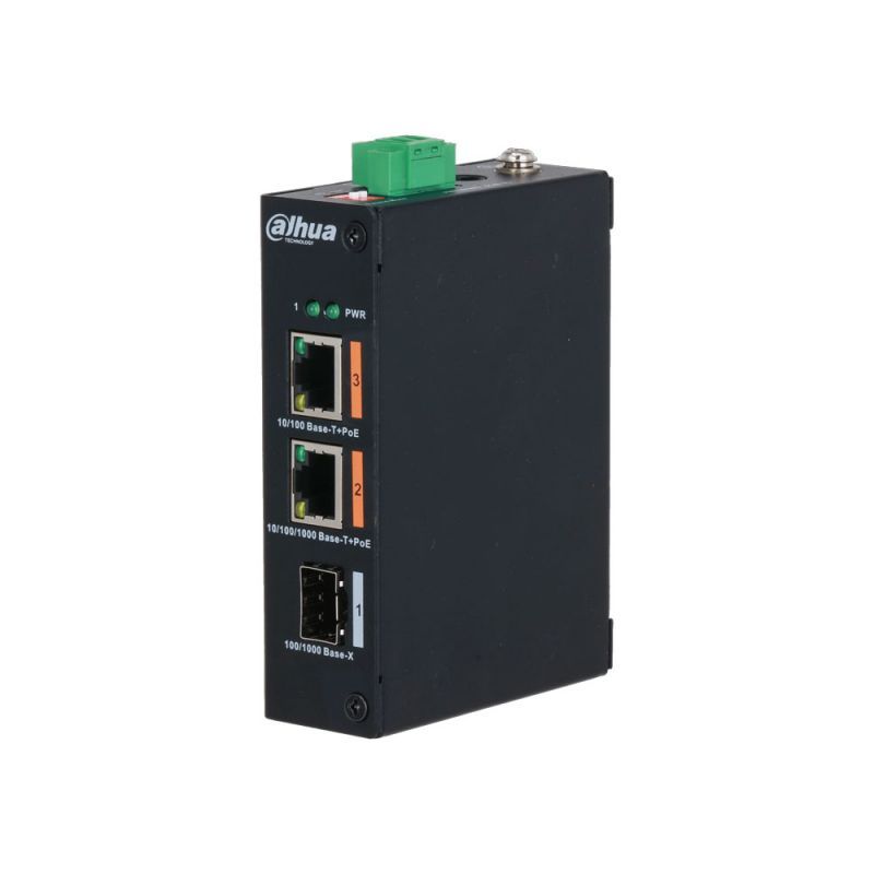 Switch Dahua DH-PFS3103-1GT1ET-60-V2, 4 (1xGB) porturi 10 / 100 Mbps