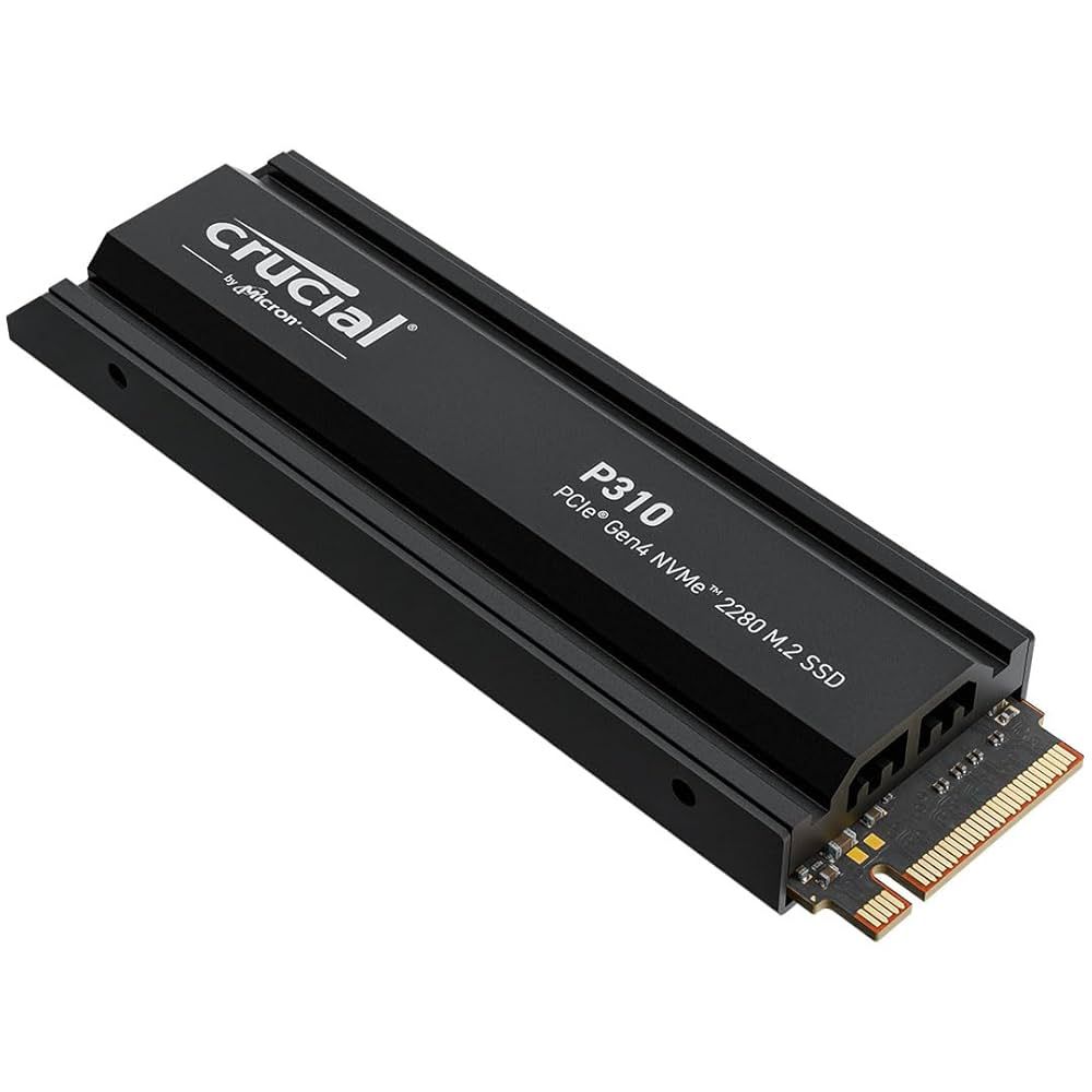Crucial SSD PCIe Gen 4.0 x4 M.2 NVMe 2TB with HS P310 CRUCIAL