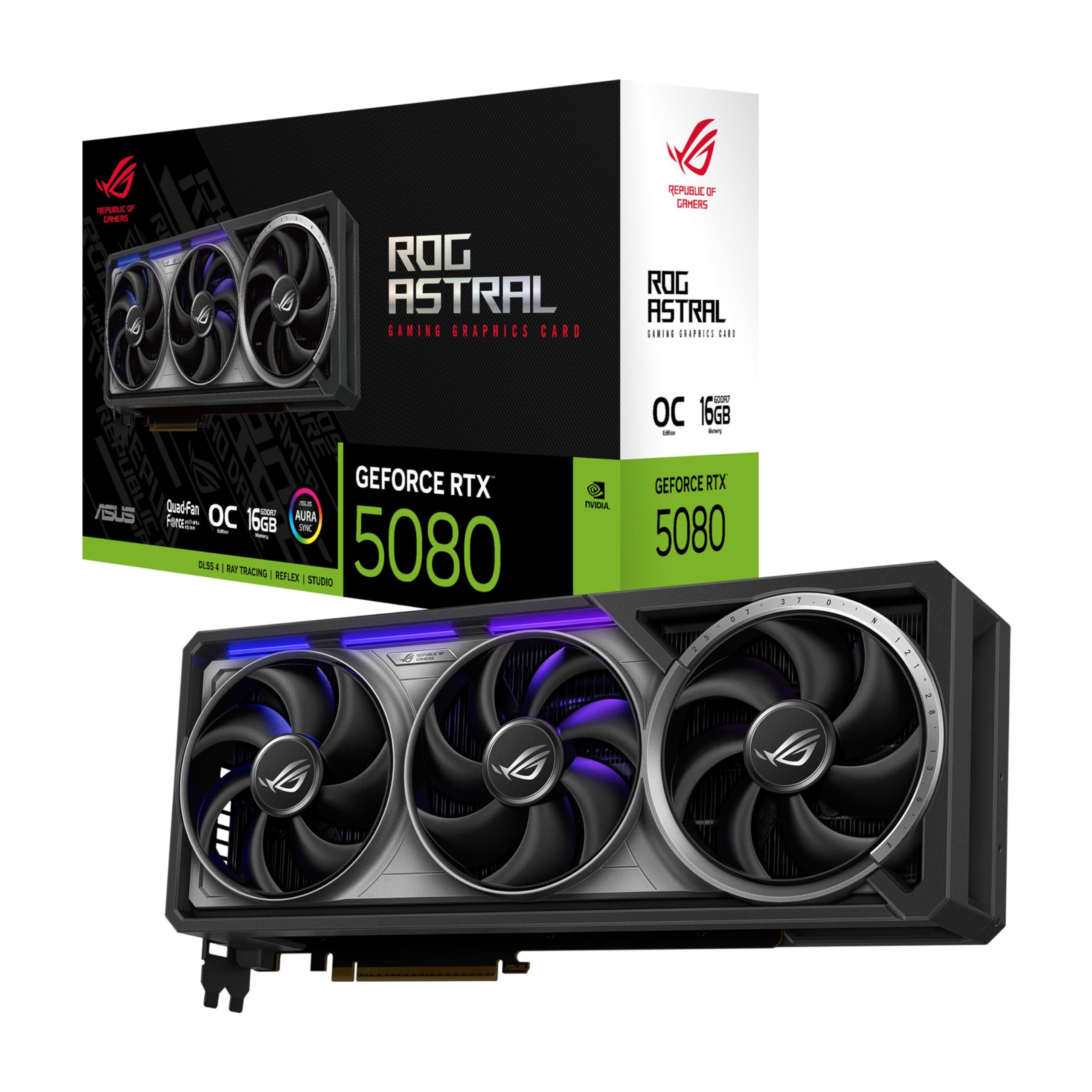 VGA PCIE16 RTX5080 16GB GDDR7/ASTRAL-RTX5080-O1...