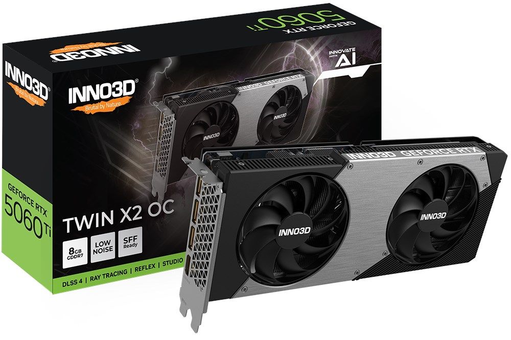 INNO3D GeForce RTX 5060 Ti TWIN X2 OC NVIDIA 8 GB GDDR7