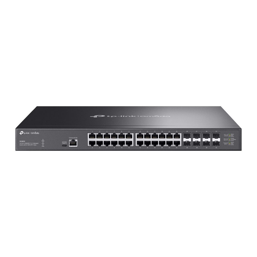 Switch TP-Link SX3832, 24 porturi 10 Gbps