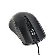 MOUSE GEMBIRD, PC sau NB, cu fir, USB, optic, 1200 dpi, butoane/scroll 4/1, cablu 1.8m, negru,  MUS-4B-01L  (timbru verde 0.18 lei)