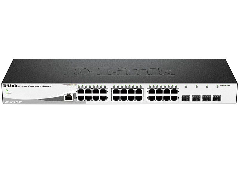 Switch D-Link DGS-1210-28/ME, 24 porturi 10/100/1000 Mbps