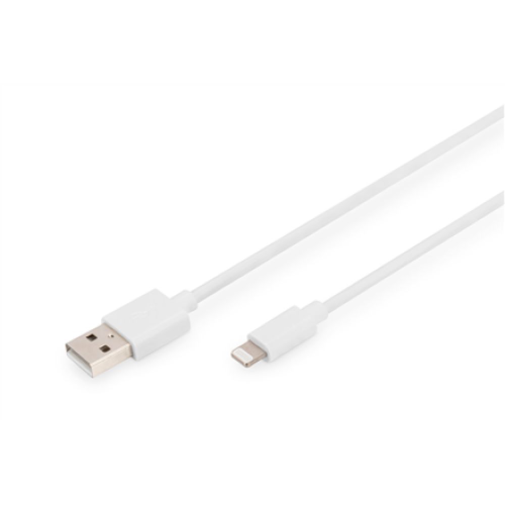 Digitus DB-600106-010-W cablu Lightning 1 m Alb