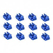 SmartKeeper NL03P1DB 12 x RJ45 Port Blockers without Lock Key Basic Dark Blue SLSART-0065 SLSART0065 (SLSART-0065)