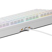 Tastatura mecanica GMMK 3 HE 100% Prebuilt, USB-C, Fox HE Switches, US layout, 104 taste, Alb