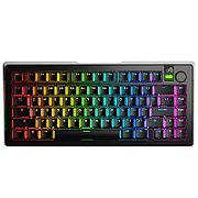 Tastatura mecanica GMMK 3 PRO 75% Prebuilt Wireless , USB-C, Fox Switches, US layout, 81 taste, Negru