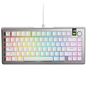 Tastatura mecanica GMMK 3 PRO 75% Prebuilt, USB-C, Fox Switches, US layout, 81 taste, Gri